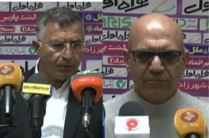 کنفرانس خبری بازی نفت مسجد سلیمان-نساجی