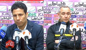 کنفرانس خبری پس از بازی سپاهان - پارس جنوبی جم