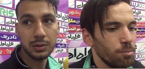 صحبت های بازیکنان پیکان پس ازشکست مقابل پرسپولیس