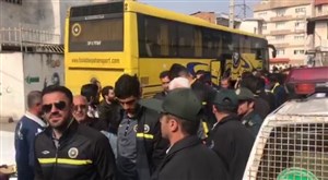 ورود تیم سپاهان به ورزشگاه شهید وطنی