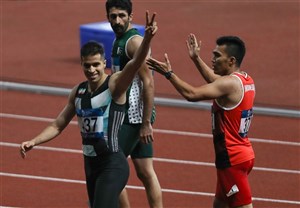 تفتیان با رکورد ١٠.٠٣ بلیت توکیو را گرفت