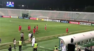 تشویق بازیکنان پرسپولیس علی رغم شکست برابر الاهلی