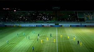 قطعی برق ورزشگاه فولاد شهر در بازی حساس آسیایی