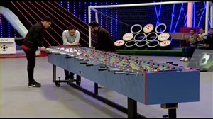 چالش بسکتبال،دقت شوت و فوتبال دستی نوری و رافت