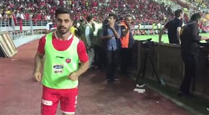 کنایه امید عالیشاه در زمان گرم کردن