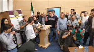 انتقاد خبرنگار ورزشی از مهدی تاج در پایان نشست خبری