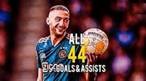 تمام 44 گل حکیم زیاش در فصل 19-2018