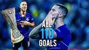 مرور تمام 110 گل ادن هازارد برای تیم چلسی