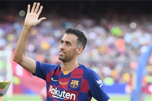 گل اول بارسلونا به ناپولی (بوسکتس)