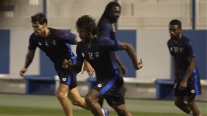 تمرینات تیم الهلال برای دیدار با الاهلی در لیگ قهرمانان