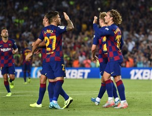 بارسلونا 5-2 بتیس: غرش آبی و اناری های جوان
