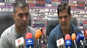 کنفرانس خبری پس از بازی نساجی - شهرداریبوشهر