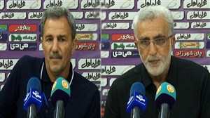 کنفرانس خبری پس از بازی پیکان - ماشینسازیتبریز