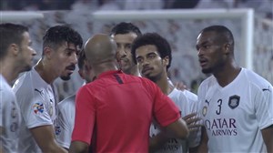 رفتار زشت احمد الکاف با بازیکنان السد