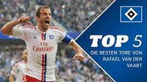 5 گل برتر فان در فارت با لباس هامبورگ