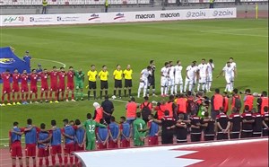 سرود ملی و حرکت توهینآمیز تماشاگران بحرینی