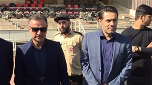 مراسم معارفه مدیر جدید پرسپولیس در شهید کاظمی