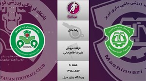 نظر کارشناسان داوری درباره بازی ماشین سازی - ذوب آهن