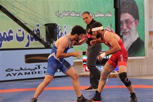 امشب، معرفی قهرمان لیگ کشتی فرنگی در یزد