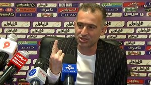 عصبانیت فراز کمالوند در نشست خبری پارس جنوبی - شاهین