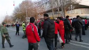 استقبال خوب هواداران پرسپولیس از دیدار مقابل گل گهر