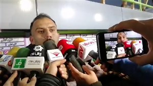 صحبت های محمد قاضی مهاجم نساجی پس از شکست