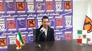 عنایتی: پنجمین بازی است موقعیت هایمان گل نمی شود