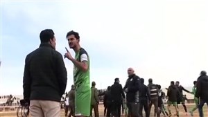 درگیری شدید در بازی لیگ دسته 2 کشور