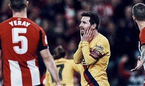 بیلبائو 1-0 بارسلونا: شب شگفتیها تکمیل شد
