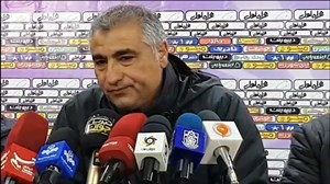 کنفرانس خبری الهامی پس از پیروزی برابر سایپا