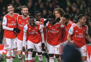 آرسنال 4-0 نیوکاسل: طوفان یک نیمهای توپچی ها