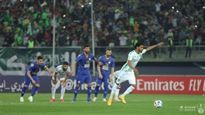 شادی عجیب بازیکنان الاهلی بعد از گل اول