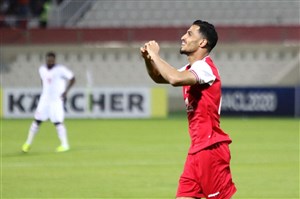 گل اول پرسپولیس به شارجه توسط علی علیپور