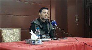 کنفرانس خبری نکونام پیش از بازی شاهین