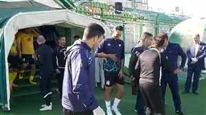ورود همزمان ذوبآهن و سپاهان برای گرم کردن پیش از دربی