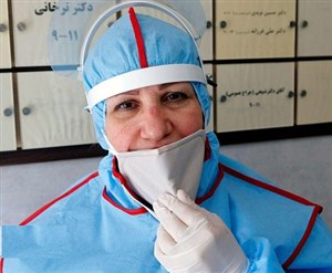تصاویر ماندگار از صورت مدافعانِ سلامت