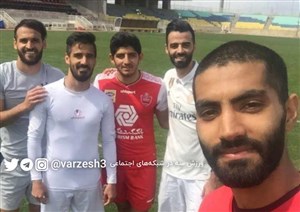 تصویری جنجالی از تمرینات مخفی پرسپولیسیها