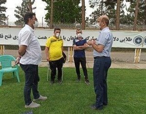 رئیس هیات پزشکی اصفهان در تمرین سپاهان