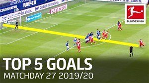 5 گل برتر هفته 27 بوندسلیگا فصل 20-2019