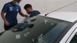 ترک محل تمرین محمد دانشگر همراه با دکتر ستوده