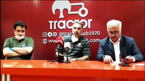 کنفرانس خبری فکری پیش از بازی تراکتور-نساجی