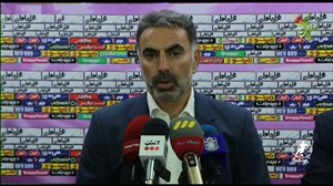 کنفرانس خبری بعد از بازی تراکتور - نساجی
