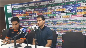 نشست خبری صادقی پس از دیدار شهر خودرو و سایپا