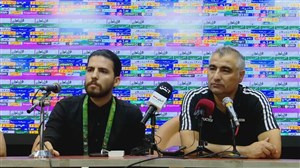 نشست خبری الهامی پس از دیدار استقلال و تراکتور