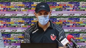 نشست خبری گل محمدی قبل از دیدار برابر فولاد