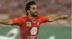 گل اول پرسپولیس مقابل فولاد (نعمتی)