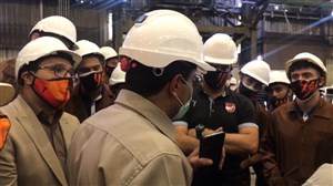بازدید بازیکنان قهرمان لیگ یک از مجتمع عظیم مس سرچشمه