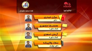 کارشناسی داوری دیدار تراکتور - نفت مسجدسلیمان