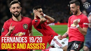 تمام گلها و پاس گلهای برونو فرناندس در فصل 20-2019