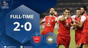 خلاصه بازی پرسپولیس ایران 2 - پاختاکور ازبکستان 0